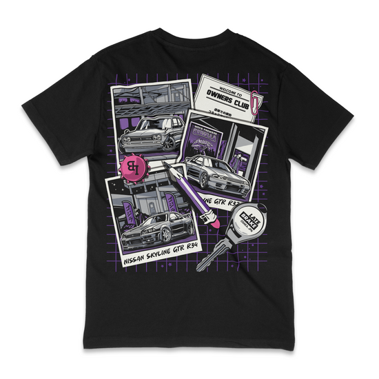 Late Brake Owners Club T-Shirt Cotton Car Enthusiast Tee 180gsm | - QHA UK