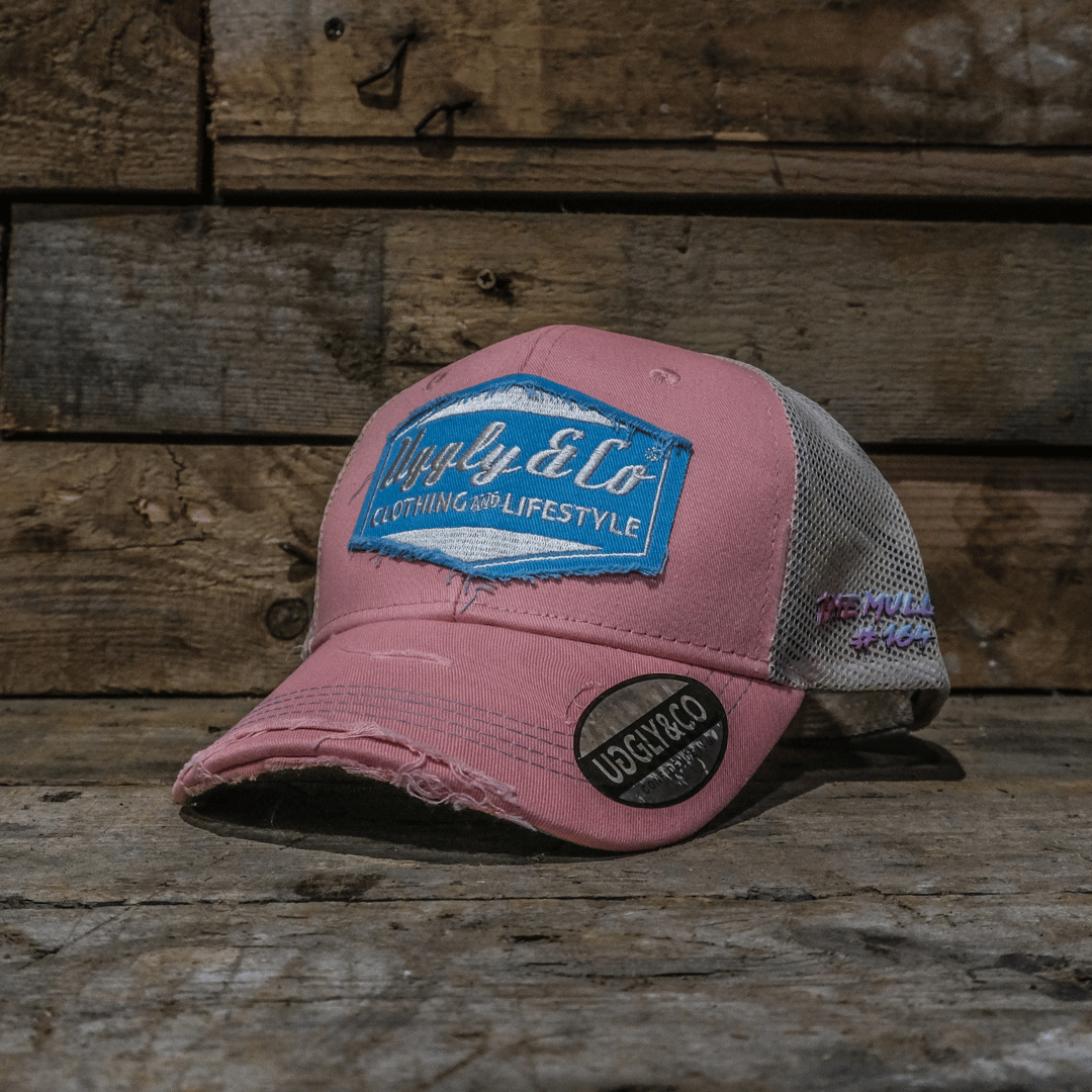 Pastel Pink & Blue Diamond Cap - QHA UK
