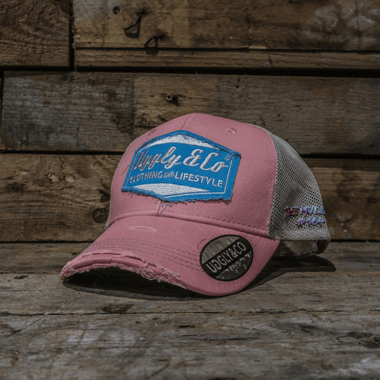 Pastel Pink & Blue Diamond Cap - QHA UK