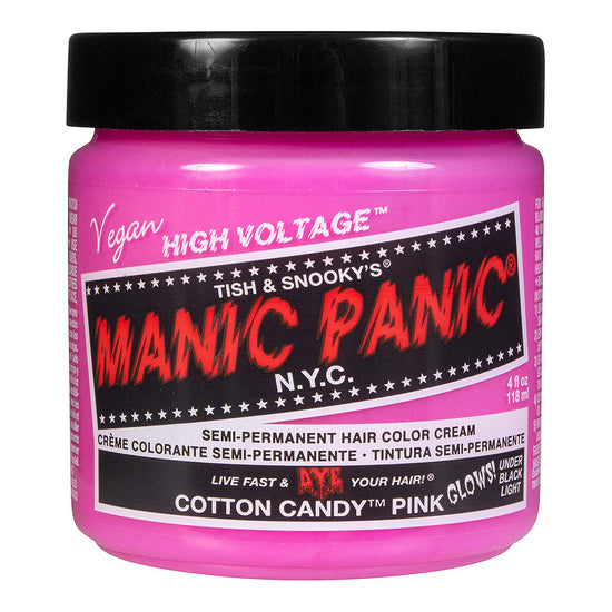 Manic Panic Semi-Permanent Hair Dye Pastel Pink Cotton Candy 118ml - QHA UK