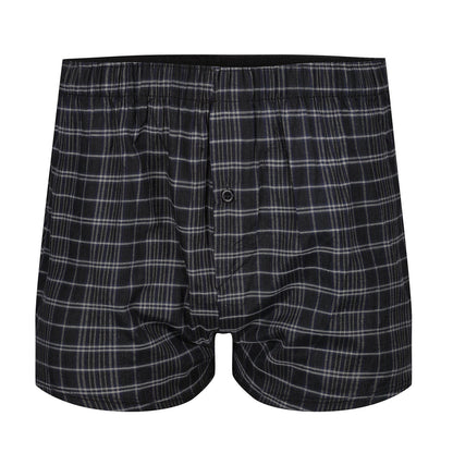 Payden Mens 3 Pack Check Boxer Shorts Cotton Rich Underwear S-2XL - QHA UK