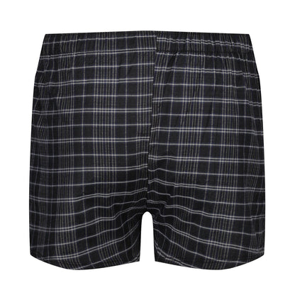 Payden Mens 3 Pack Check Boxer Shorts Cotton Rich Underwear S-2XL - QHA UK