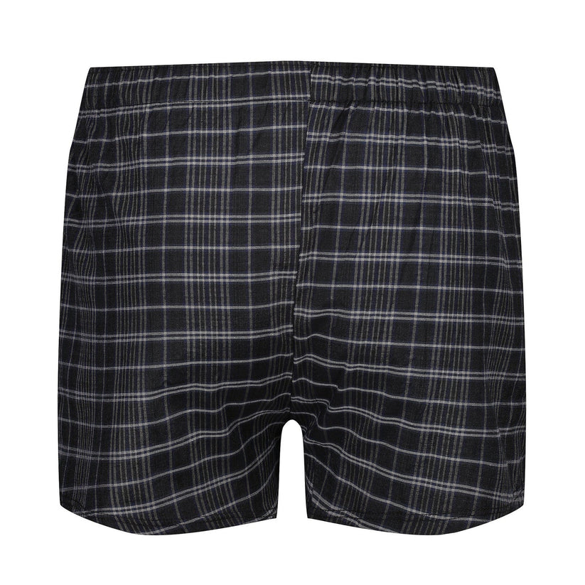 Payden Mens 3 Pack Check Boxer Shorts Cotton Rich Underwear S-2XL - QHA UK