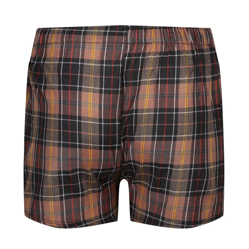 Payden Mens 3 Pack Check Boxer Shorts Cotton Rich Underwear S-2XL - QHA UK