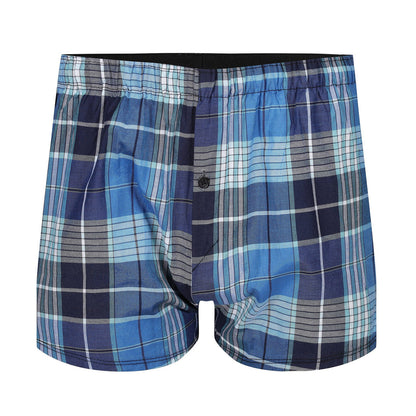 Payden Mens 3 Pack Check Boxer Shorts Cotton Rich Underwear S-2XL - QHA UK