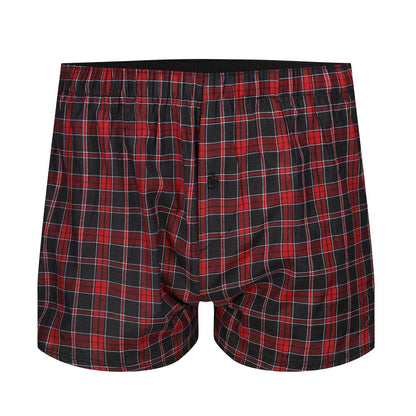 Payden Mens 3 Pack Check Boxer Shorts Cotton Rich Underwear S-2XL - QHA UK