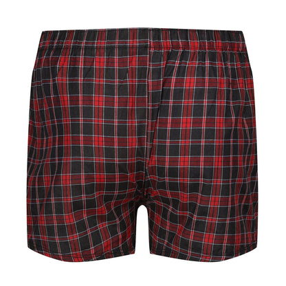 Payden Mens 3 Pack Check Boxer Shorts Cotton Rich Underwear S-2XL - QHA UK