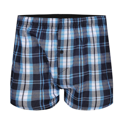 Payden Mens 3 Pack Check Boxer Shorts Cotton Rich Underwear S-2XL - QHA UK