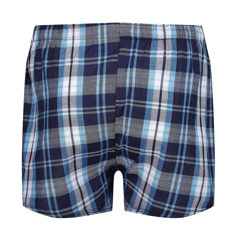 Payden Mens 3 Pack Check Boxer Shorts Cotton Rich Underwear S-2XL - QHA UK