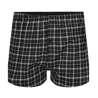 Payden Mens 3 Pack Check Boxer Shorts Cotton Rich Underwear S-2XL - QHA UK