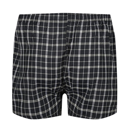 Payden Mens 3 Pack Check Boxer Shorts Cotton Rich Underwear S-2XL - QHA UK