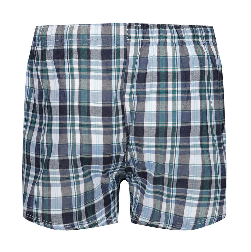 Payden Mens 3 Pack Check Boxer Shorts Cotton Rich Underwear S-2XL - QHA UK