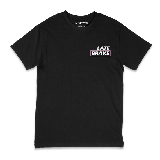 Late Brake Performance Parts T-Shirt Cotton Car Enthusiast Tee 180gsm - QHA UK