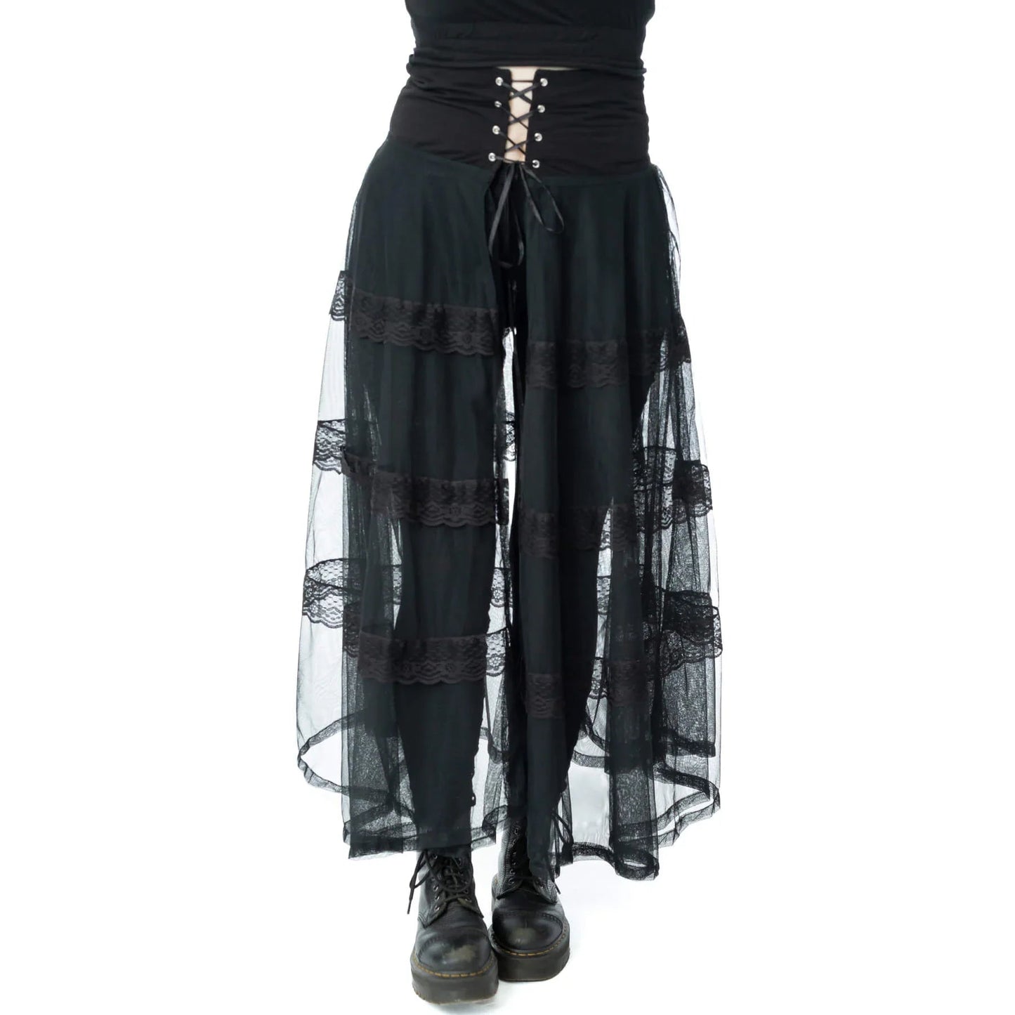 Poizen Industries Women's Skirt Eliora Black UK 10-18 - QHA UK