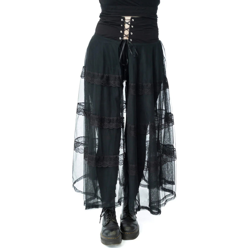 Poizen Industries Women's Skirt Eliora Black UK 10-18 - QHA UK