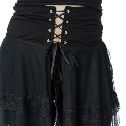 Poizen Industries Women's Skirt Eliora Black UK 10-18 - QHA UK