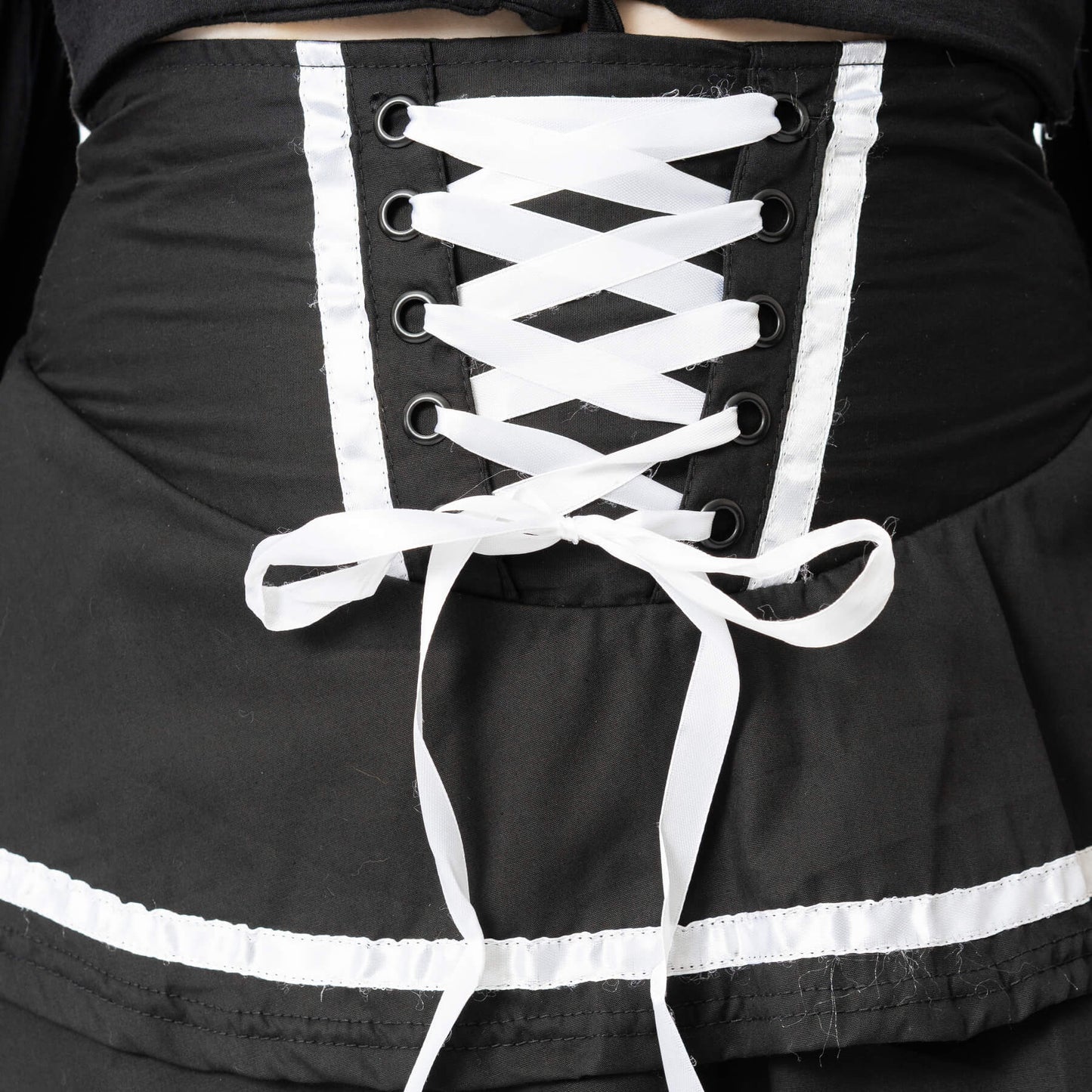 Poizen Industries Skirt Phantom Waltz Black and White UK 10-18 - QHA UK