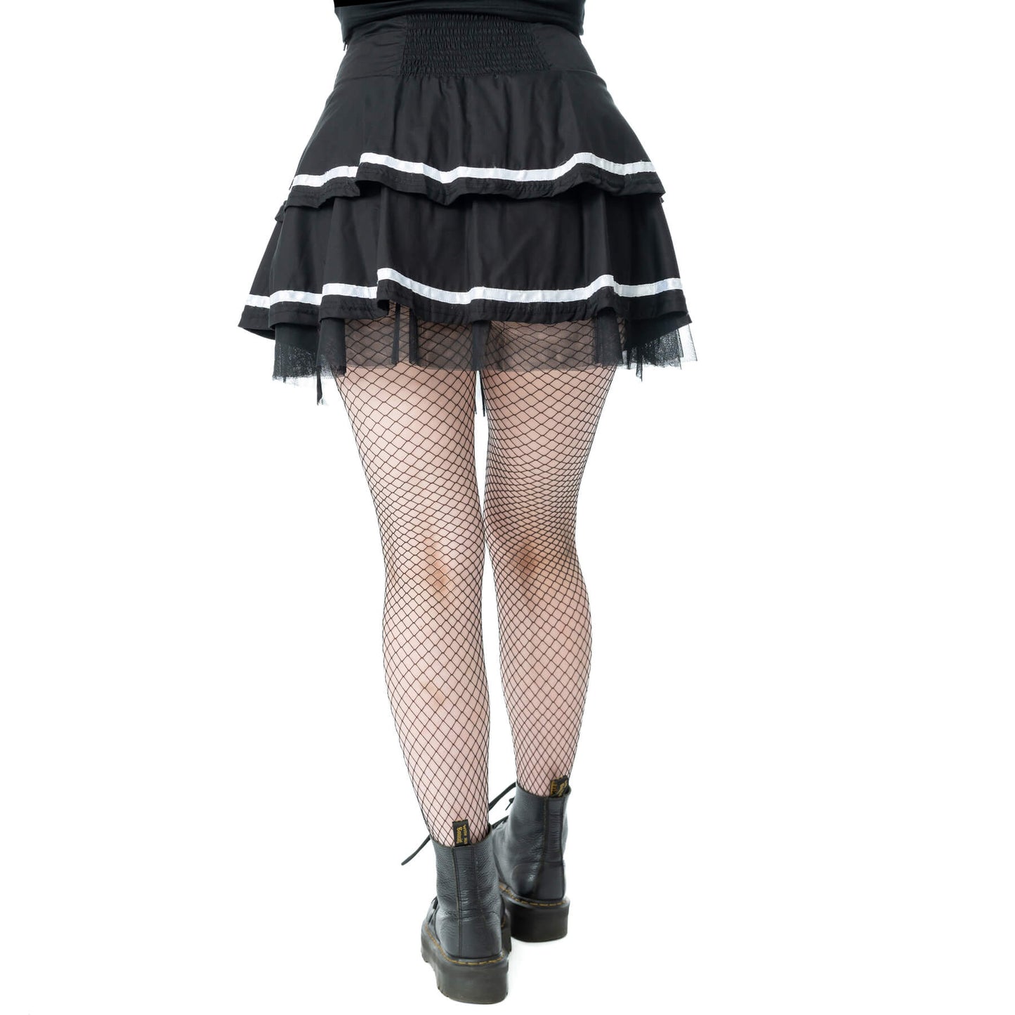 Poizen Industries Skirt Phantom Waltz Black and White UK 10-18 - QHA UK