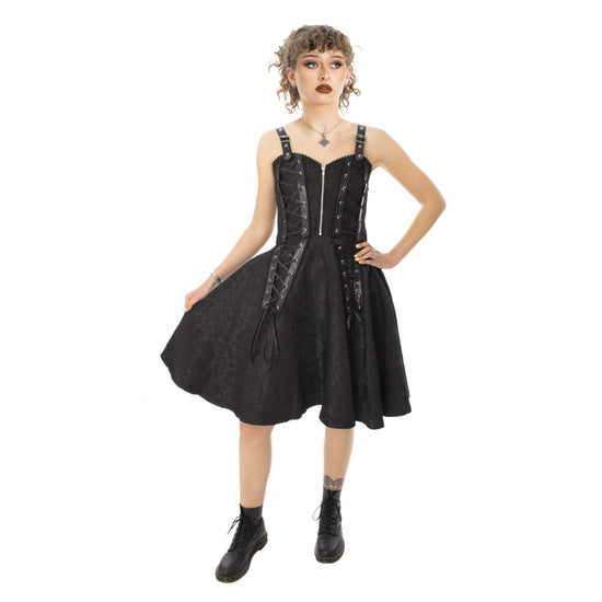 Poizen Industries Women's Dress Ravens Rose UK 10-18 - QHA UK