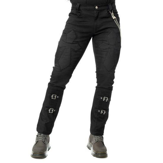 Poizen Industries Women's Trousers Sanctified Sins - QHA UK