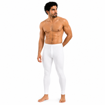 Mens Thermal Long Johns Warm Brushed Base Layer Winter Leggings 0.45 T - QHA UK