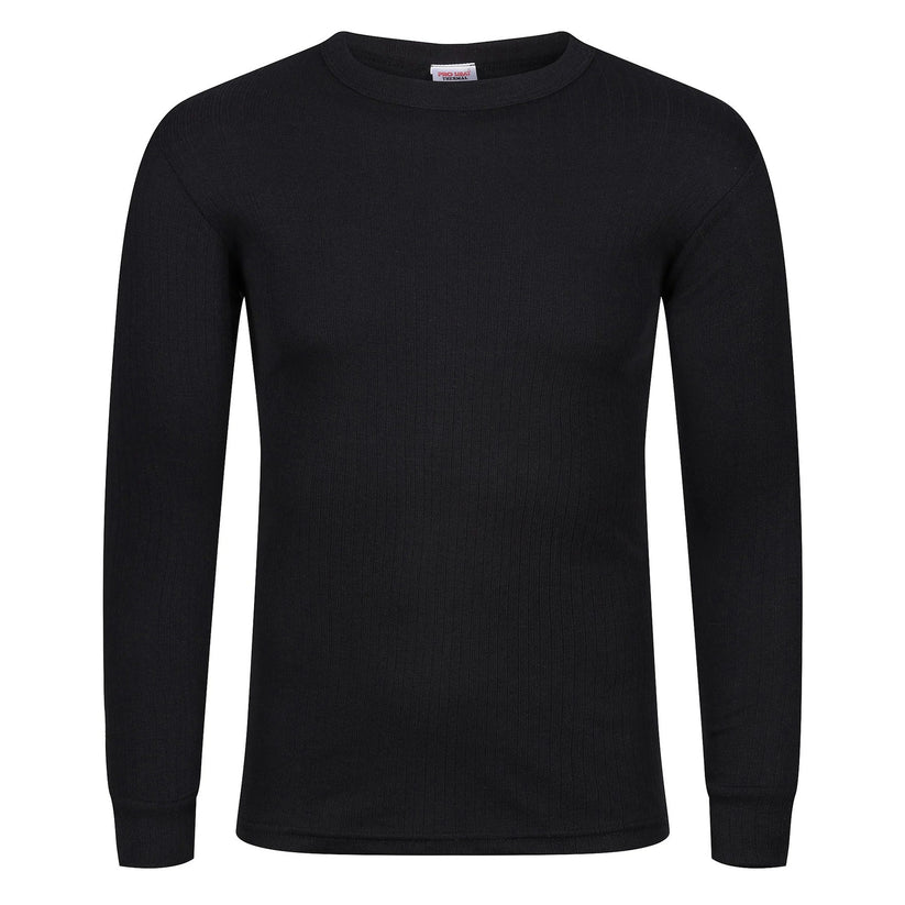 Mens Thermal Long Sleeve T-Shirt Base Layer Heat Retention | M–2XL | UK - Sleeve Detail - QHA UK