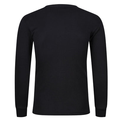 Mens Thermal Long Sleeve T-Shirt Base Layer Heat Retention | M–2XL | UK - Sleeve Detail - QHA UK