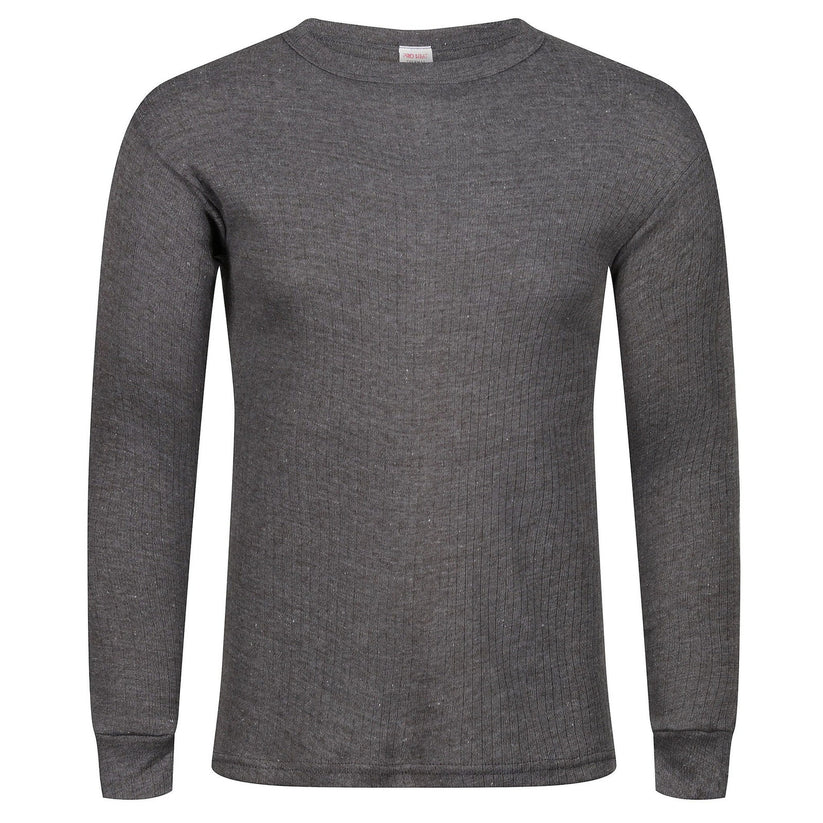Mens Thermal Long Sleeve T-Shirt Base Layer Heat Retention | M–2XL | UK - Sleeve Detail - QHA UK