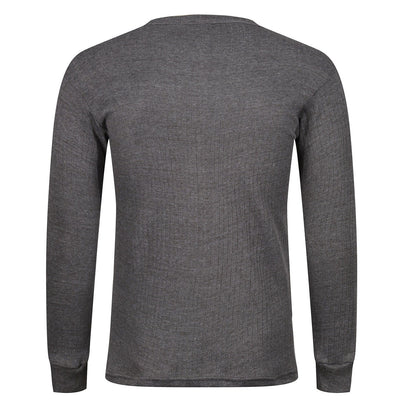Mens Thermal Long Sleeve T-Shirt Base Layer Heat Retention | M–2XL | UK - Sleeve Detail - QHA UK