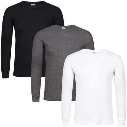 Mens Thermal Long Sleeve T-Shirt Base Layer Heat Retention | M–2XL | UK - Sleeve Detail - QHA UK