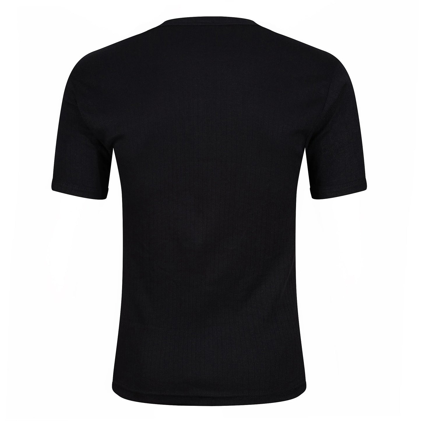 Mens Thermal Short Sleeve T Shirt Warm Base Layer Heat Retention Top | - Sleeve Detail - QHA UK