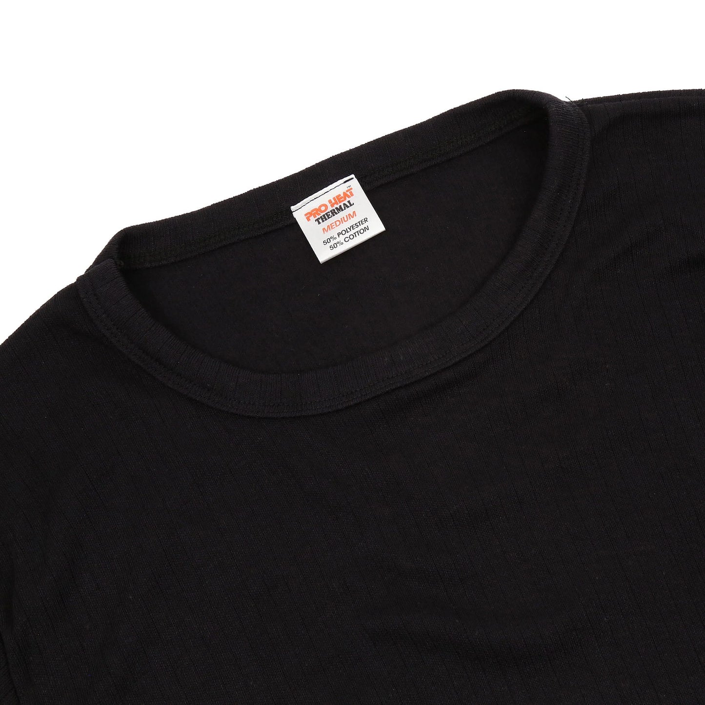 Mens Thermal Short Sleeve T Shirt Warm Base Layer Heat Retention Top | - Sleeve Detail - QHA UK