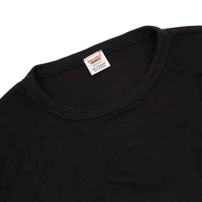 Mens Thermal Short Sleeve T Shirt Warm Base Layer Heat Retention Top | - Sleeve Detail - QHA UK