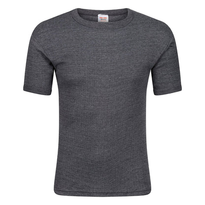 Mens Thermal Short Sleeve T Shirt Warm Base Layer Heat Retention Top | - Sleeve Detail - QHA UK