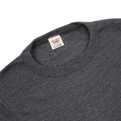 Mens Thermal Short Sleeve T Shirt Warm Base Layer Heat Retention Top | - Sleeve Detail - QHA UK