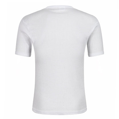 Mens Thermal Short Sleeve T Shirt Warm Base Layer Heat Retention Top | - Sleeve Detail - QHA UK