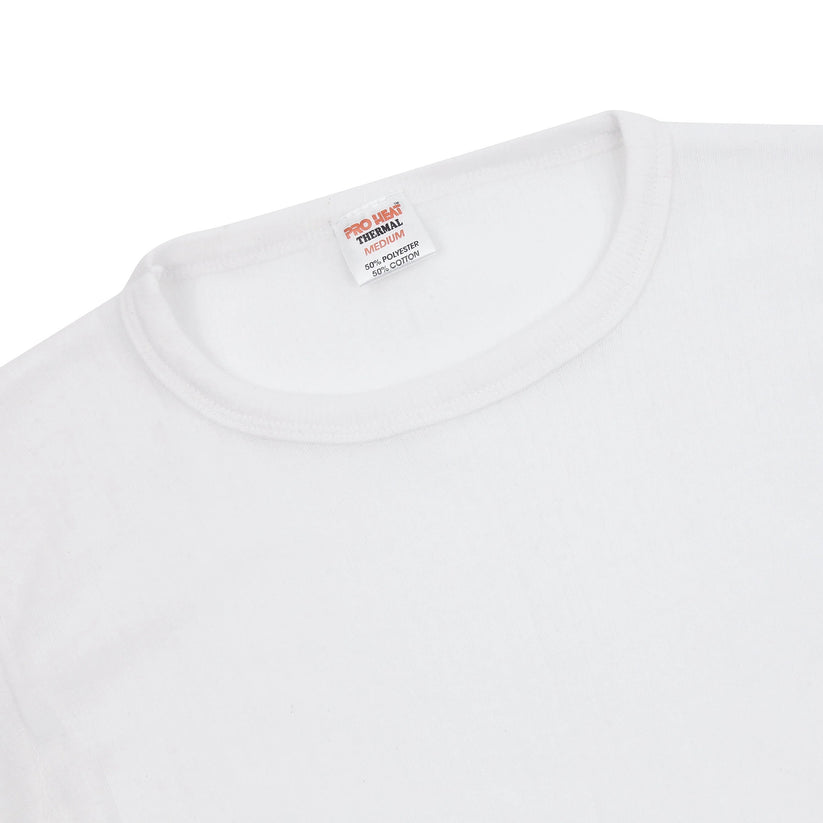 Mens Thermal Short Sleeve T Shirt Warm Base Layer Heat Retention Top | - Sleeve Detail - QHA UK