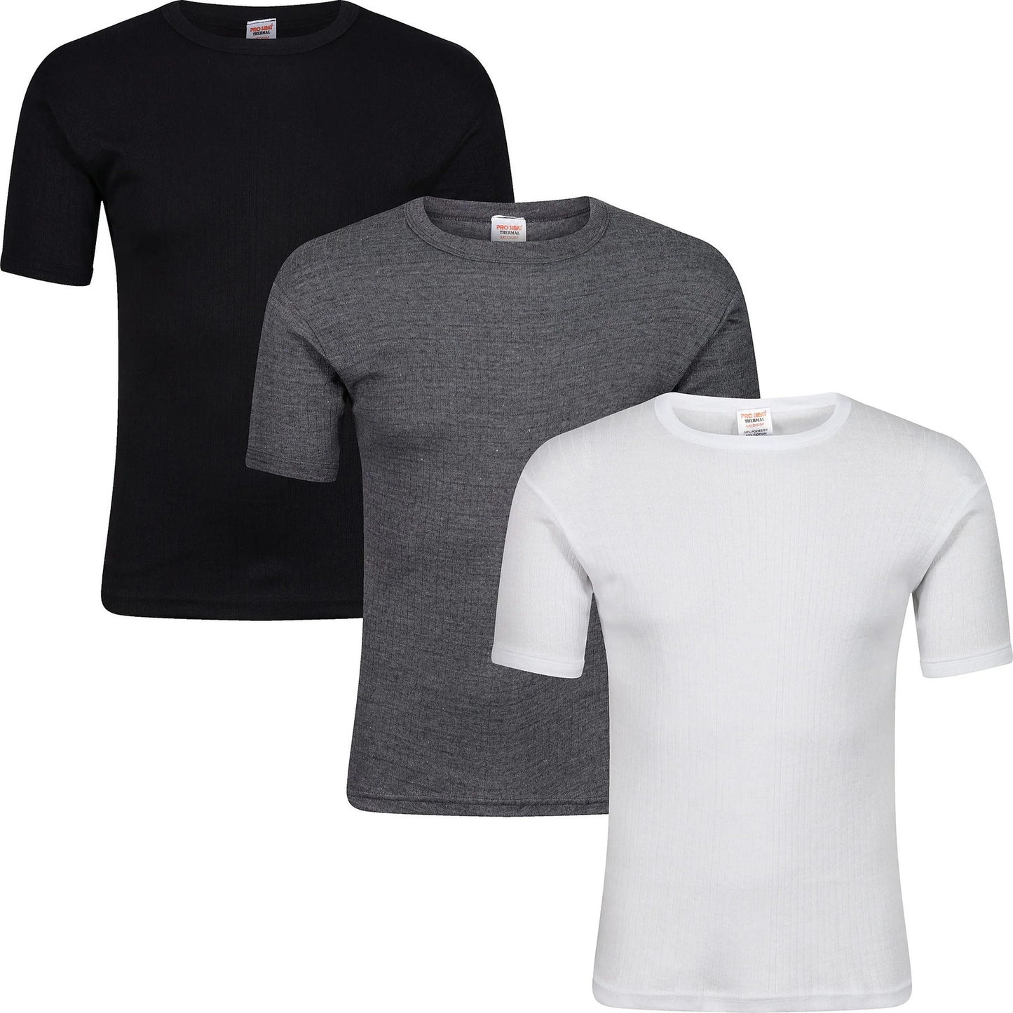 Mens Thermal Short Sleeve T Shirt Warm Base Layer Heat Retention Top | - Sleeve Detail - QHA UK