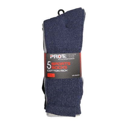 Pro-Tonic 5 Pairs Sport Socks - QHA UK