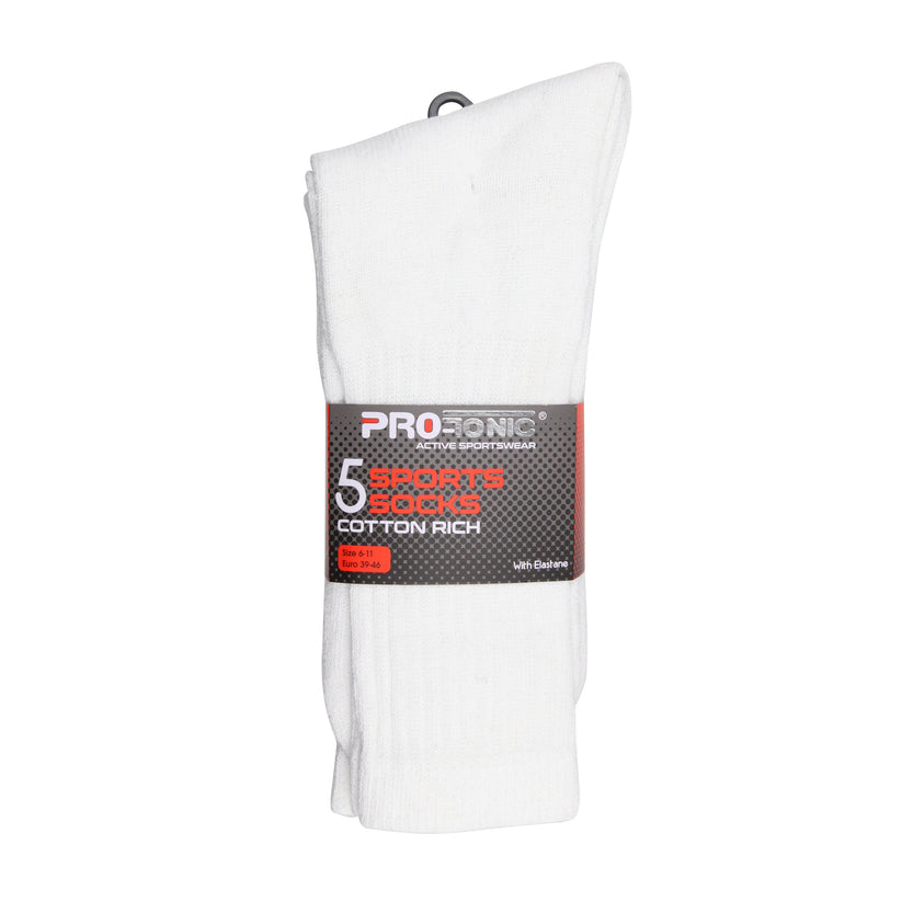 Pro-Tonic 5 Pairs Sport Socks - QHA UK