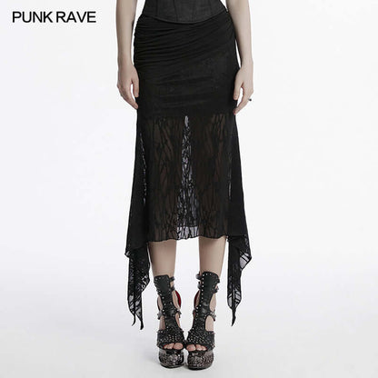Punk Rave Skirt Arti Fishtail UK 8-22 - QHA UK