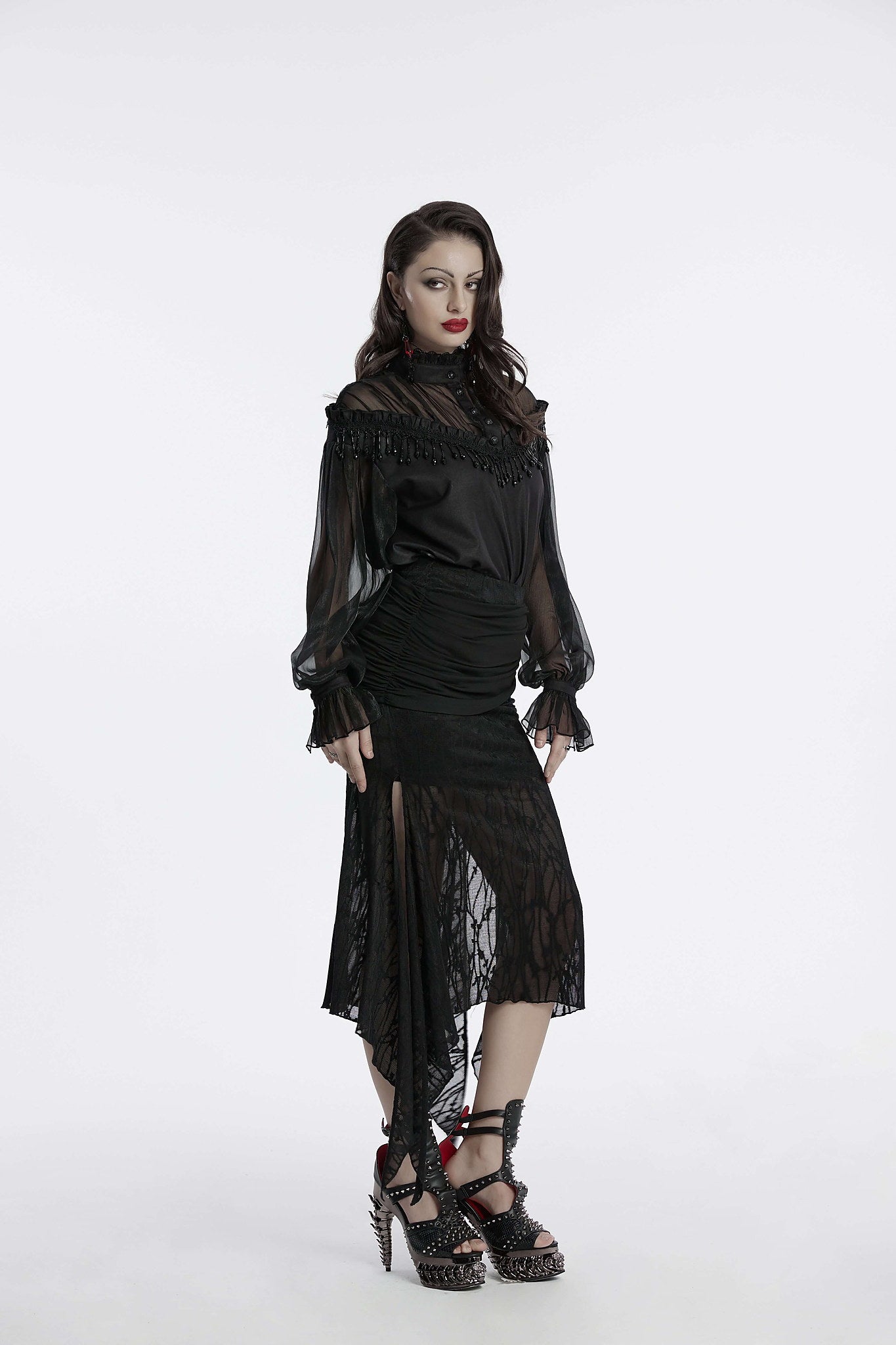 Punk Rave Skirt Arti Fishtail UK 8-22 - QHA UK