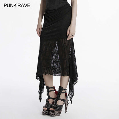 Punk Rave Skirt Arti Fishtail UK 8-22 - QHA UK