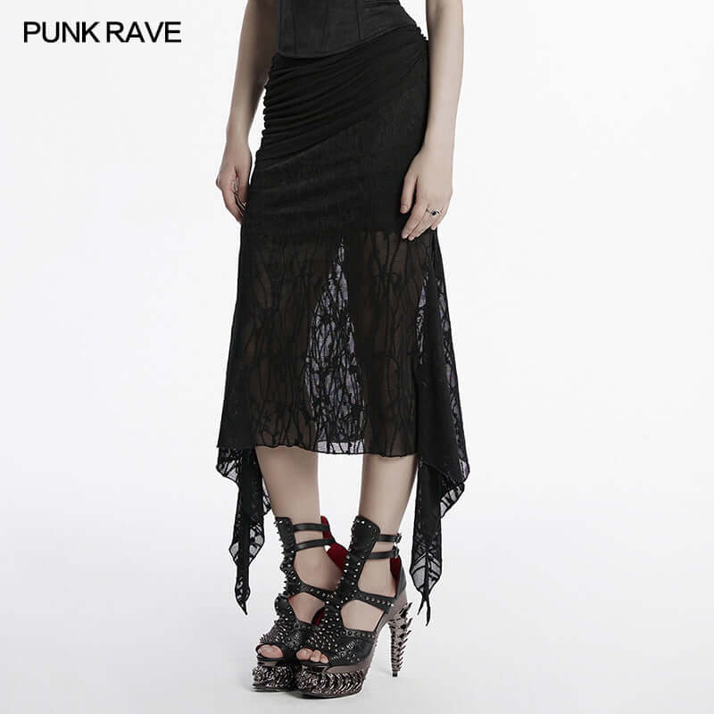 Punk Rave Skirt Arti Fishtail UK 8-22 - QHA UK