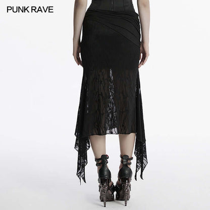 Punk Rave Skirt Arti Fishtail UK 8-22 - QHA UK
