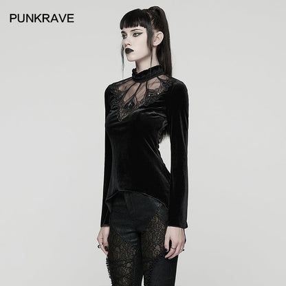 Punk Rave Women's T-Shirt Belladonna Demon's Hand Velvet UK 8-16 - QHA UK