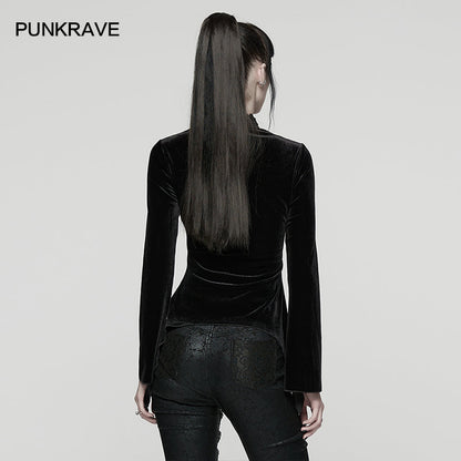Punk Rave Women's T-Shirt Belladonna Demon's Hand Velvet UK 8-16 - QHA UK