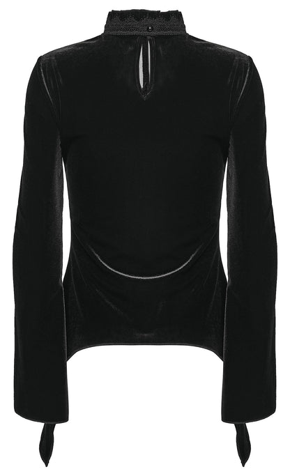 Punk Rave Women's T-Shirt Belladonna Demon's Hand Velvet UK 8-16 - QHA UK
