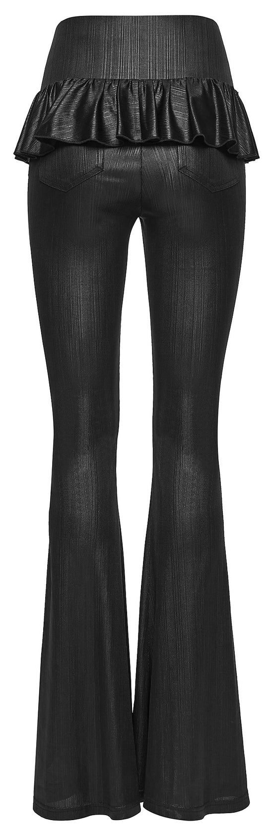 Punk Rave Women's Gothic Flared Trousers Bellatrix Leggings Flares - QHA UK