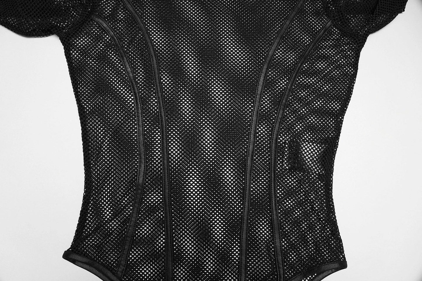 Punk Rave Women's Cyberpunk Bodysuit Armor Mesh UK 8-16 - QHA UK